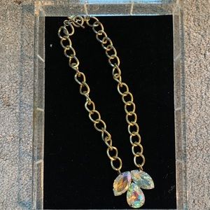 aurora borelialis rhinestone chucky necklace